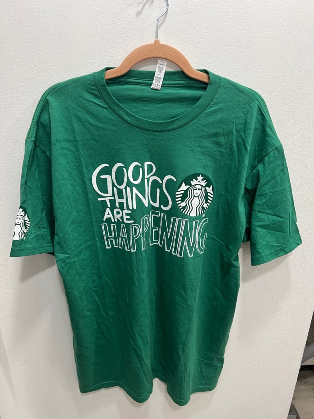 Starbucks Good Things Are Happening T-Shirt - Size L